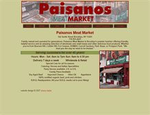 Tablet Screenshot of lospaisanosmeatmarket.com